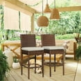 thumbnail image 3 of Harbourside Prime Garden Outdoor Wicker Bar Stools - Set of 2, White, 3 of 7