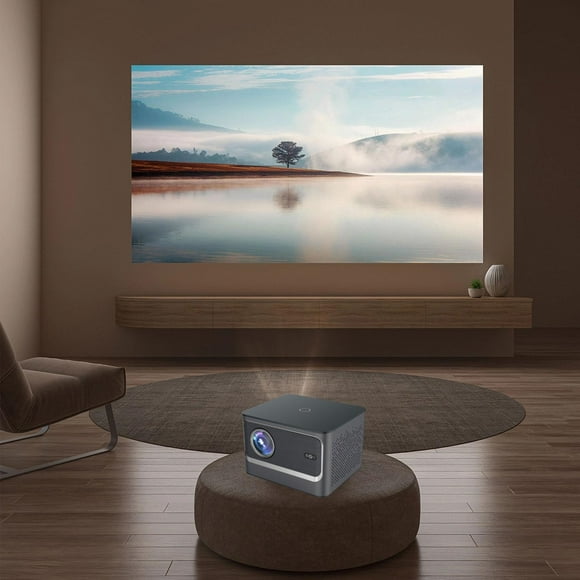 Equipo de proyección portátil Equipo de proyección de películas Enchufe de EE. UU. Tecnología antiparpadeo de tiro corto compatible con 4K