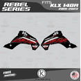 thumbnail image 4 of Kalair GFX Graphics Kit for Kawasaki KLX140R (2019-2023) Rebel Series, 4 of 5