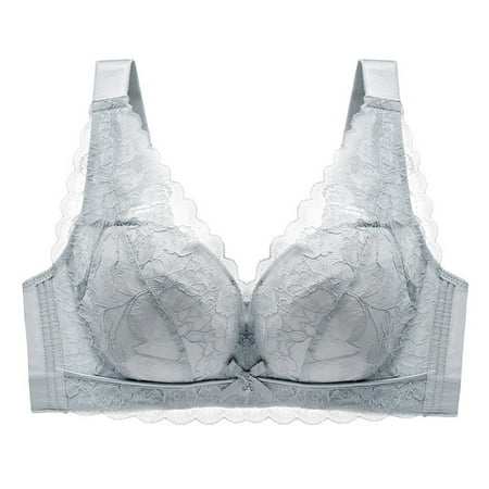 

Full Coverage Plus Size Lace Bra Push Up Wirefree Breathable Mesh Bras