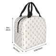 thumbnail image 2 of Yiaed Anchors Print Insulated Lunch Bag Reusable Cute Tote Lunch Box, Leakproof Cooler Lunch Bags for Work Office Travel School Picnic, 2 of 5