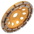 thumbnail image 3 of 150Mm 7 Inch Diamond 2 Row Segment Grinding Wheel Sanding Disc Sander Grinder Cup Abrasive Tools 22Mm Hole for Concrete Granite, 3 of 7
