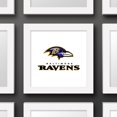 thumbnail image 4 of Gallery Pops NFL Baltimore Ravens - Primary Mark Logotype Wall Art, White Framed Version, 12" x 12", 4 of 5