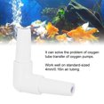 thumbnail image 3 of Plastic Increasing Oxygen Pump Tubing Joint, Oxygen Pump Connector, Joint Connector Adapter for Fish Tank, 3 of 7