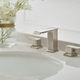 thumbnail image 5 of 8 in. Waterfall Widespread 2-Handle Bathroom Faucet With Pop-up Drain Assembly in Spot Resist Brushed Nickel, 5 of 13