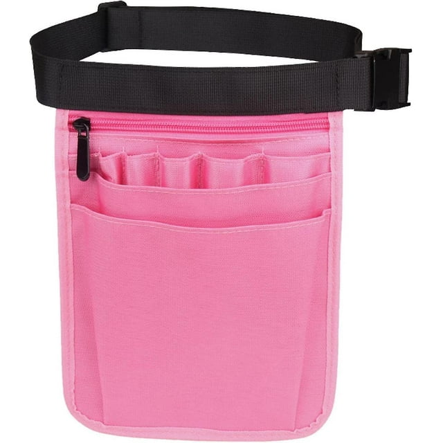 Riñonera de enfermería, organizador multicompartimento para cinturón de herramientas de enfermería, para mujer y hombre, 9 bolsillos.