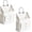 1-all White, variant on 2pcs Wall Hanging Storage Bag, Small Door Closet Linen Fabric Pockets Organizer, Waterproof Multi Functional for Living Room Bedroom Bathroom Kitchen RV Camper with Hooks Pattern Whtie
