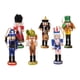 thumbnail image 4 of 6 piezas de adornos de Cascanueces de madera de 5 pulgadas, figuras decorativas, Cascanueces decorativo para estantes, decoración del hogar de Baoblaze Figura Cascanueces, 4 of 8
