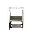 thumbnail image 2 of Marseille 24 Single, Two Doors, Open Shelf Bathroom Vanity, 2 of 3