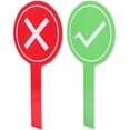 thumbnail image 4 of BRIGHTFUFU Paleta de respuesta reutilizable, juego de enseñanza, paleta para profesores, suministros para eventos en el aula, 2 uds., 4 of 7