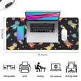 thumbnail image 5 of Long Mouse Pads for Desk,Space Dinosaur Pattern Desk Mats on Top Of Desks, Desk Mouse Pad Extra Large with 3mm Non-Slip Base and Stitched Edge for Gaming,Office,Work,Home 35.4"x15.7", 5 of 6