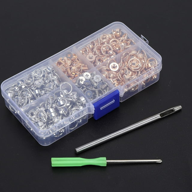 ORing Ball Post Rivet Set DIY Leather Craft Clothes Bags Phone Shell Decorations