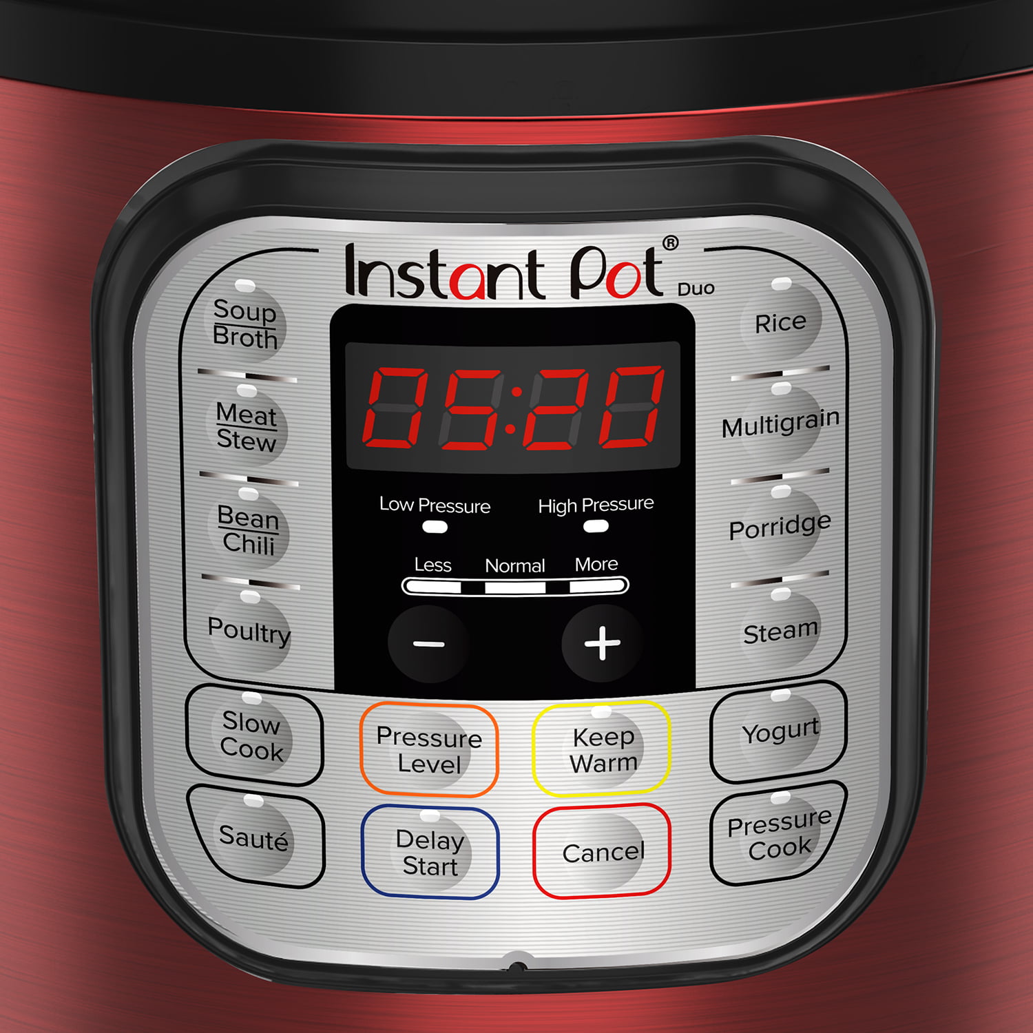 Instant Pot Duo™ 6 Quart Multi-Cooker, Red Stainless Steel