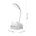thumbnail image 4 of Lámparas Escritorio Con Protección Ocular USB Nocturna Gato Lindo Lámpara Lectura 400 MAh () Blanco, 4 of 4