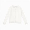thumbnail image 3 of KPOPLK Girl's Cute Print Cardigan Sweaters Bow Button Down Sweater Crewneck Cardigan Long Sleeve Knitted Outerwear White Size 6-7 Years, 3 of 5
