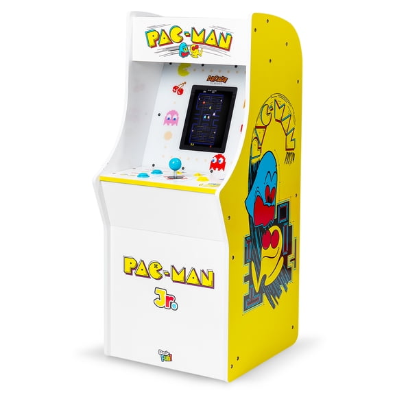 Arcade Classics Pac Man Jr Series Free Standing Arcade Game with 8 Inch Screen
