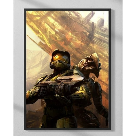 Halo 3 Chief And Arbiter Gaming Poster NO FRAMED POSTER Home Decor, Vintage Art Print, Haging Poster, Cute Birthday Gift, Wall Art