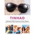 thumbnail image 3 of TINHAO Wrap Around over Sunglasses Wear over Glasses Cat-eye Polarized Fit Over Glasses Sunglasses, 3 of 8