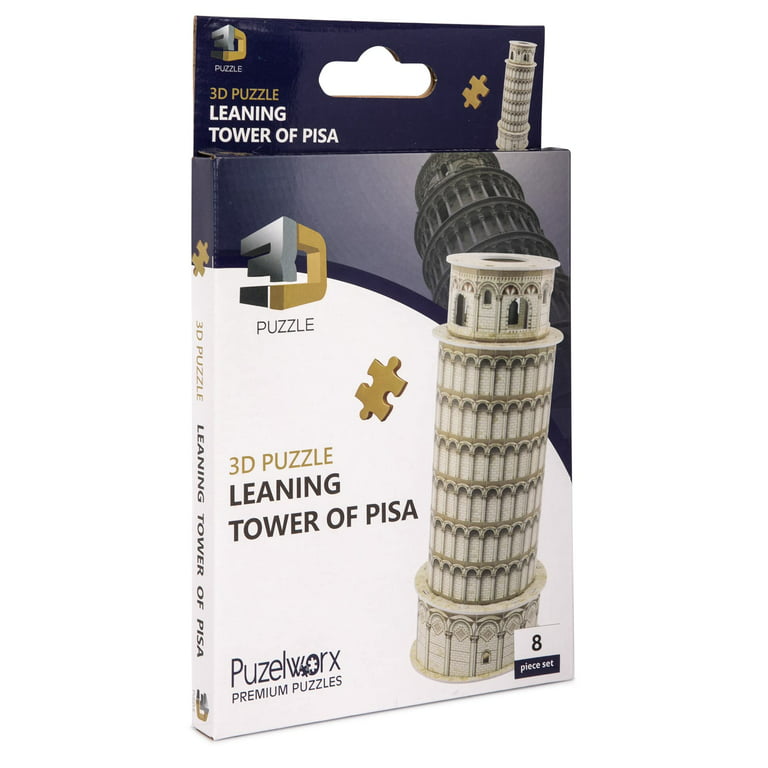 Puzelworx 3D Puzzles for Adult and Kids, Leaning Tower Model Kit