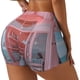 thumbnail image 1 of Fotbe Pastel Pink Beach Cafe Shorts Sin Costuras – Shorts Deportivos de Cintura Alta para Mujer, Elásticos para Gimnasio, Yoga, Running o Ciclismo-Medium, 1 of 8