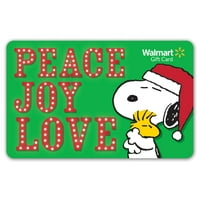 Peanuts Walmart Gift Card