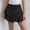 Black #1, variant on pstuiky Tennis Skirts for Women, Women's Irregular Solid Color Lined Cake Skirt Short Culottes Skirt Skorts for Workout Casual Items Yellow XXL #2