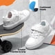 thumbnail image 4 of Zapatillas para Niños DREAM PAIRS TimberTot Talla 10 Blancas Tipo Mocasín, 4 of 6