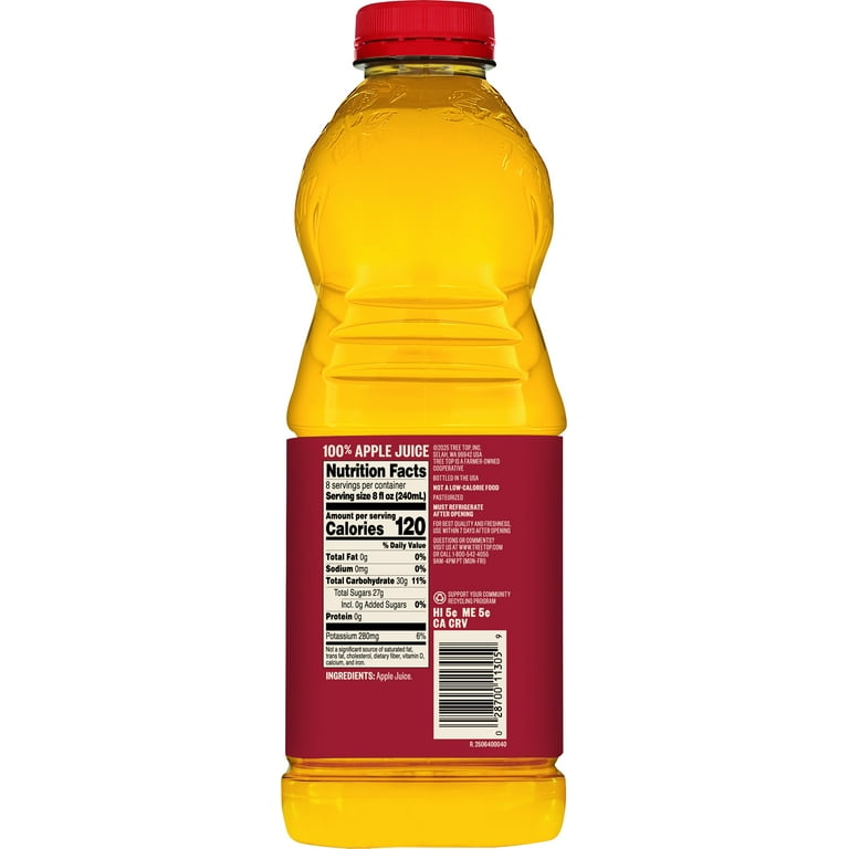 Tree Top 100% Pure Pressed Apple Juice, 3 Apple Blend, 64 fl
