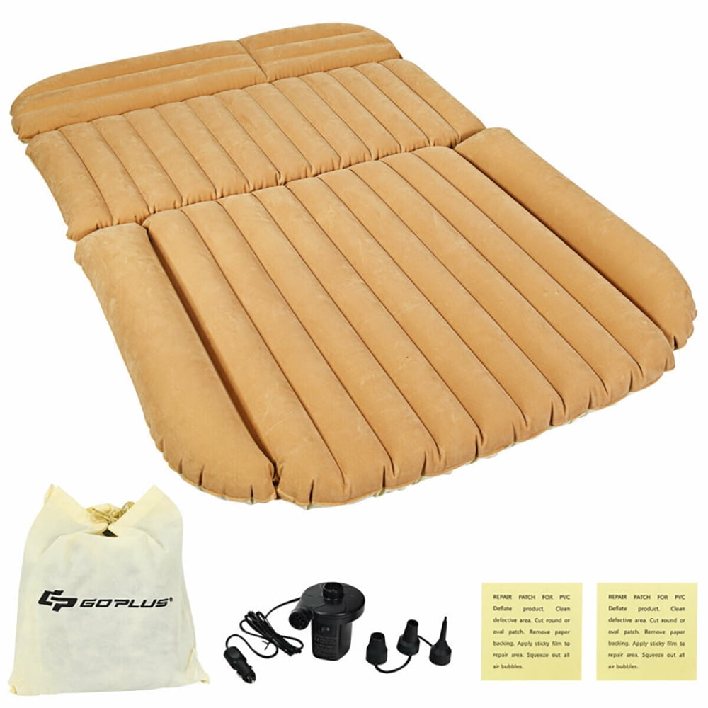 Aimee Lii Inflatable SUV Air Backseat Mattress Travel Pad with Pump Outdoor, Sleeping Pads Compact for Camping Backpacking Hiking Traveling Tent