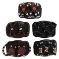 thumbnail image 2 of 5 Uds. De Cuentas De Madera, Peineta Doble Con Clip, Accesorios Para El Cabello Elásticos Para Mujer, Herramienta De Peinado, 2 of 7