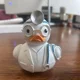 thumbnail image 2 of Cosplaying Duck Figure, Duck Creative Home Resin Ornament(doctor duck), 2 of 3