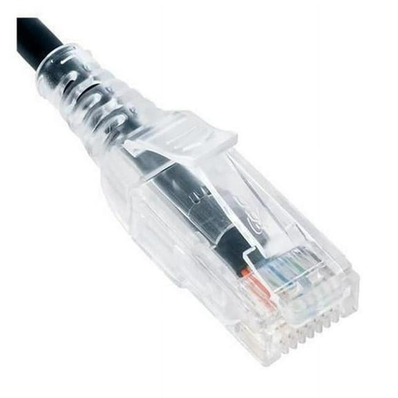 ICC ICC-ICPCSH20BK Black 20ft Slim Cat 6 Network Patch Cable