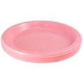 thumbnail image 3 of JAM Paper Round Plastic Party Plates, Baby Pink, 20 per Pack, Medium, 9", 3 of 3