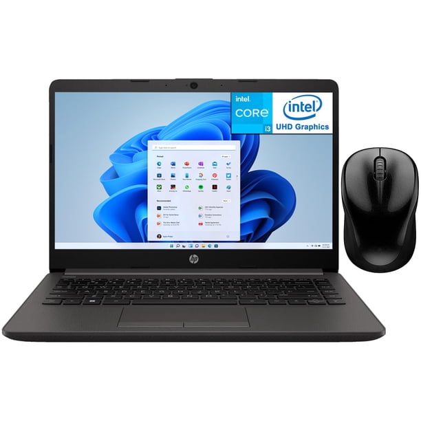 Laptop HP 240R G9 Intel Core i3 1315U 24GB RAM 512GB SSD 14" Windows 11 Home Teclado en Español + Mouse DXT negro