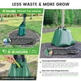 thumbnail image 3 of Tree Watering Bag Slow Release, 20 Gallon 3 Pack Tree Bags for Watering 5~8 Hours Drip Irrigation Watering Bag Made of PVC for New Tree Fruit Established Tree, 3 of 7