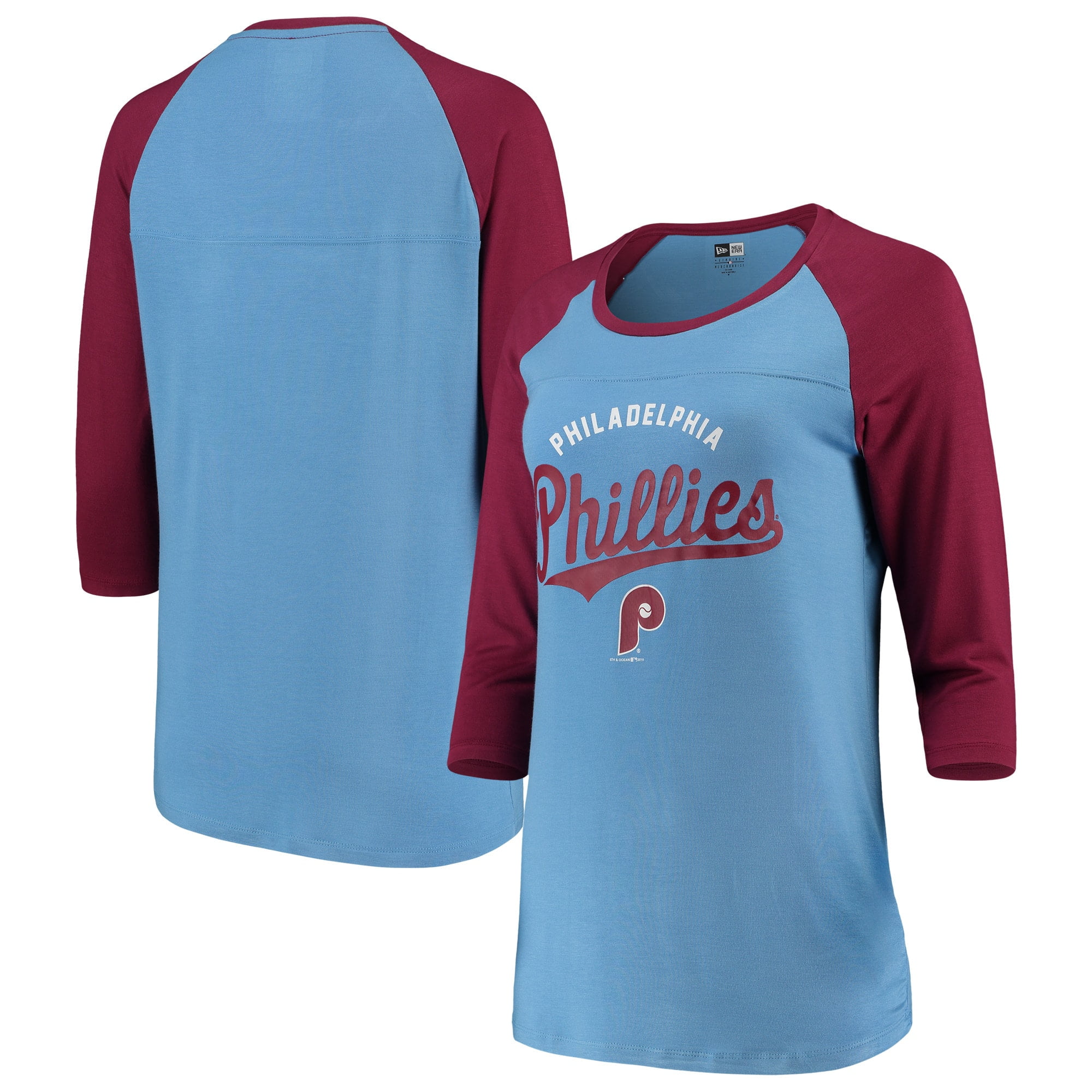phillies 3 4 sleeve shirts
