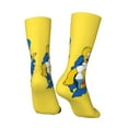 thumbnail image 4 of Simpsons Adult Socks Casual Tube Socks Durable Comfort Calf Socks Soft Elastic Crew Socks White, 4 of 9