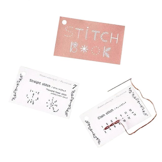 Innovative Mini Sewing Books Improving Sewing Techniques Embroidery Stitch Books for Beginner Craft Lovers