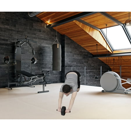 Mind Reader  Ab Roller Wheel is easy - Black