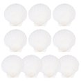 thumbnail image 1 of EeaseMX 10 piezas de conchas de vieira blancas, conchas marinas grandes de concha natural, material para manualidades decorativas, 1 of 7