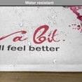thumbnail image 6 of Ambesonne Wine Place Mats Set of 4, Inspirational Words Sketch, Standard Size, Pink Dark Coral Black, 6 of 6