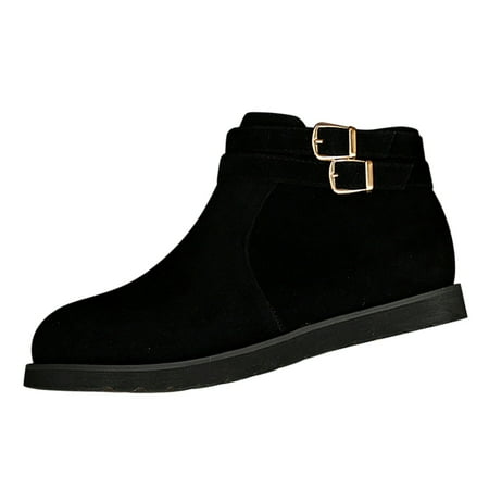 POROPL Winter Boots For Women Flats Shoes Women Chukka Boots Hiking Tall Boots For Women Girls Ladies To Keep Warm Boots For Reduced Price