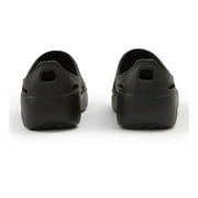 Anywear Streak Step-In Nurse Shoes for Women and Men, Oil- and Slip-Resistant EVA Kitchen Shoes, Work Shoes, 8, Black