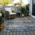 thumbnail image 6 of Addison Rugs Chantille Indoor/Outdoor Transitional Abstract Denim Washable Rectangle Rug, 10' x 14', 6 of 6