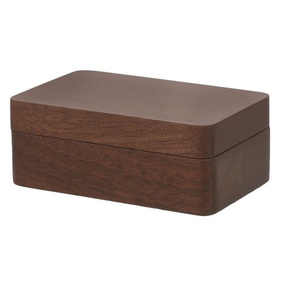 EXHUMKY 1Pcs Jewelry Box For Men Cufflinks Box Rectangular Wooden With Minimalist Design