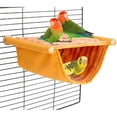 thumbnail image 5 of Winter Warm Bird Nest House Shed Hut Hanging Hammock Cage Plush Birds Hut Hideaway for Parrot Bird Cage S, 5 of 5