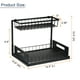 thumbnail image 2 of Debajo Fregadero Organizador, Extraíble Gabinete Organizador 2 Niveles Deslizable Deslizante Estante Almacenamiento Multiuso Estante para Debajo Cocina Baño Organizadores, Negro, 2 of 6