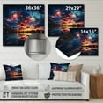 thumbnail image 4 of Designart "Finally, Bursting Fireworks" Fireworks Metal Wall Art Prints, 4 of 5