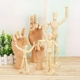 thumbnail image 5 of [Brand Clearance!!]Wooden Hand Figurines Rotatable Joint Hand Model Drawing Sketch Mannequin Miniatures Home Office Desktop Room ​DIY Decoration, 5 of 6