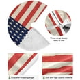 thumbnail image 2 of FMSHPON American Flag Tree Skirt Independence Day Xmas Christmas Tree Skirt Stand Mat for Holiday Party Decoration Indoor Outdoor 48 inches, 2 of 6